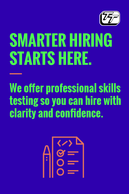 Smarter hiring starts here. We offer professional skills testing so you can hire with clarity and confidence.